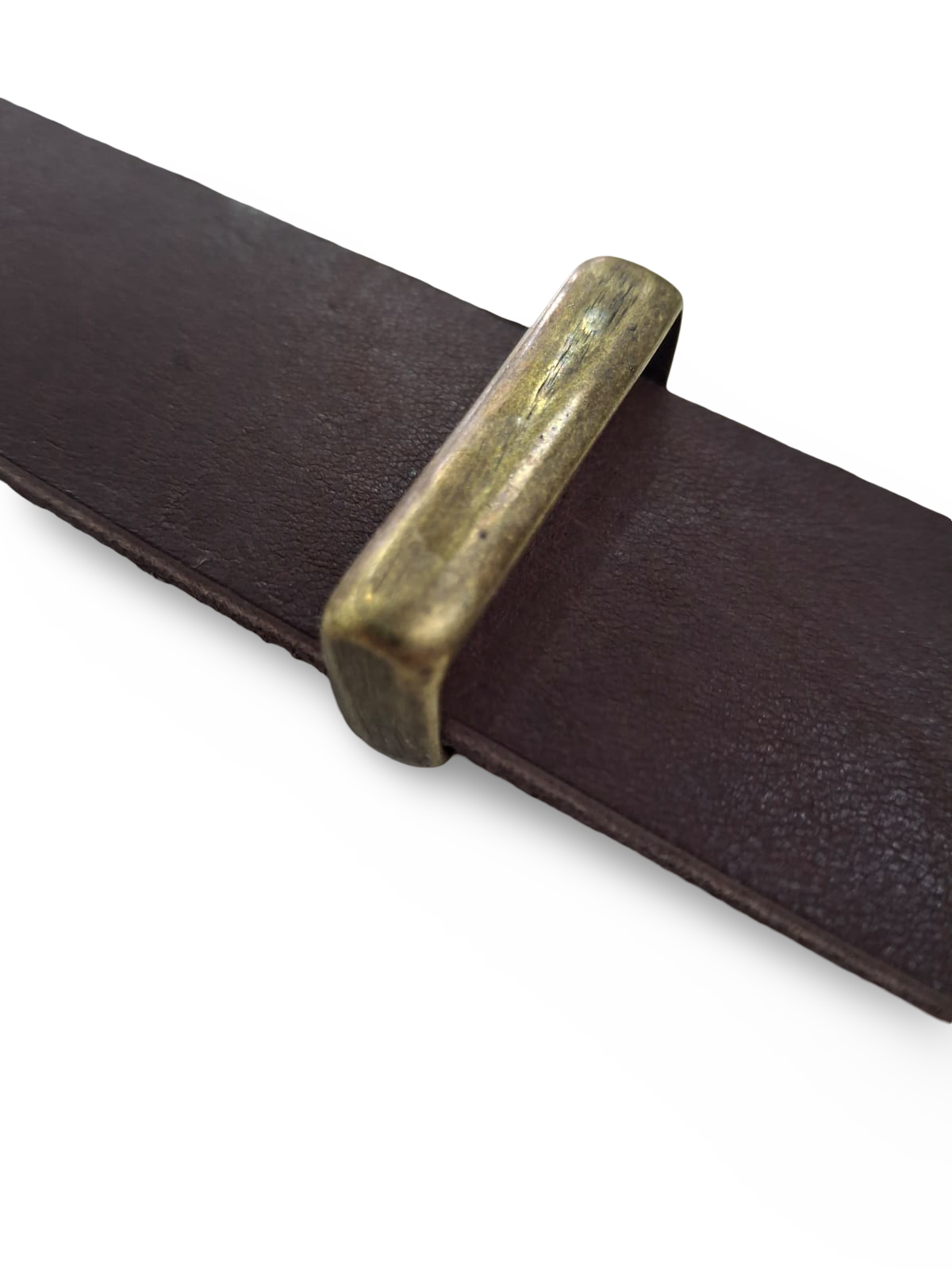 Belt loop 35mm antique brass