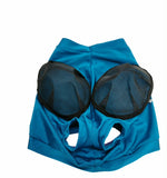 RidePro Fly mask without ear cover in a multi color Lycra fabric