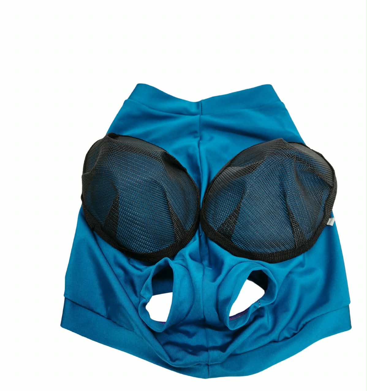 RidePro Fly mask without ear cover in a multi color Lycra fabric