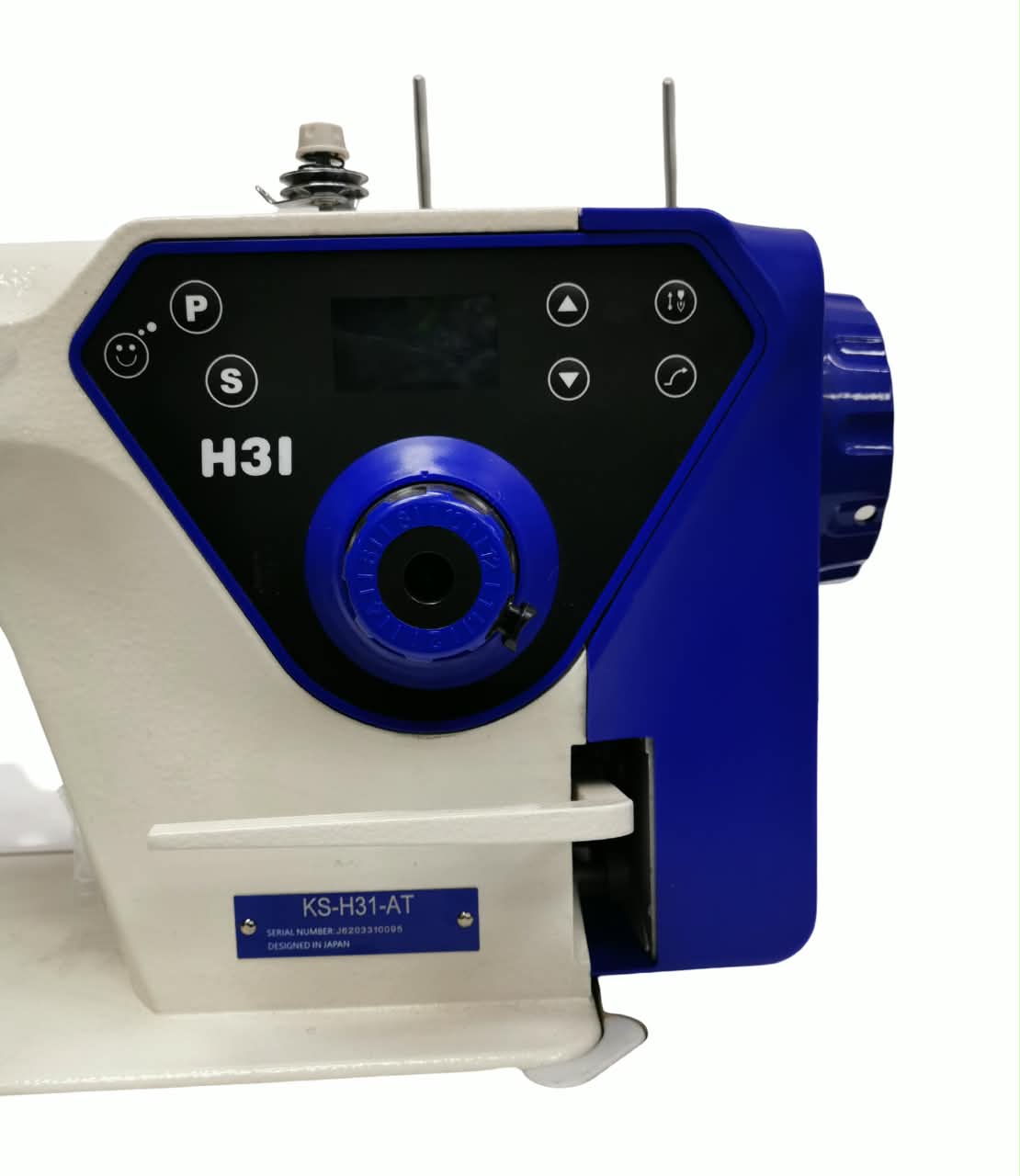 Kingstar walking foot leather machine 12mm stitch with servo motor