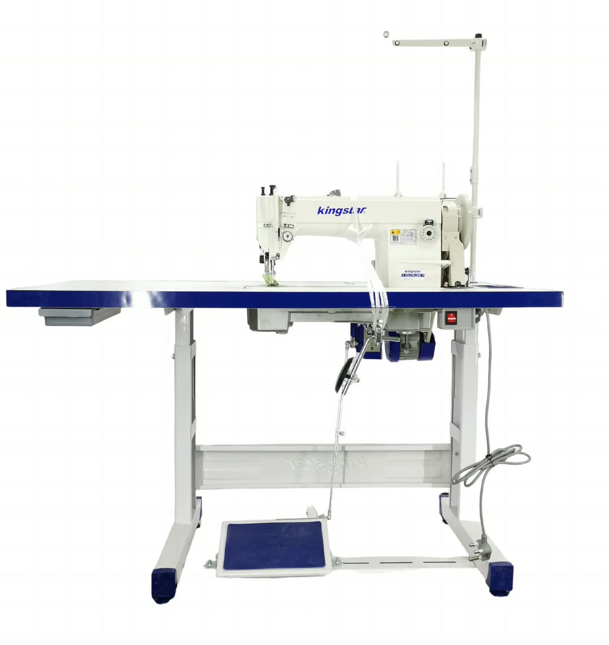 Kingstar walking foot leather machine 12mm stitch with servo motor