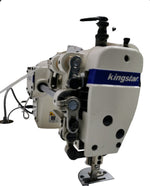 Kingstar walking foot leather machine 12mm stitch with servo motor