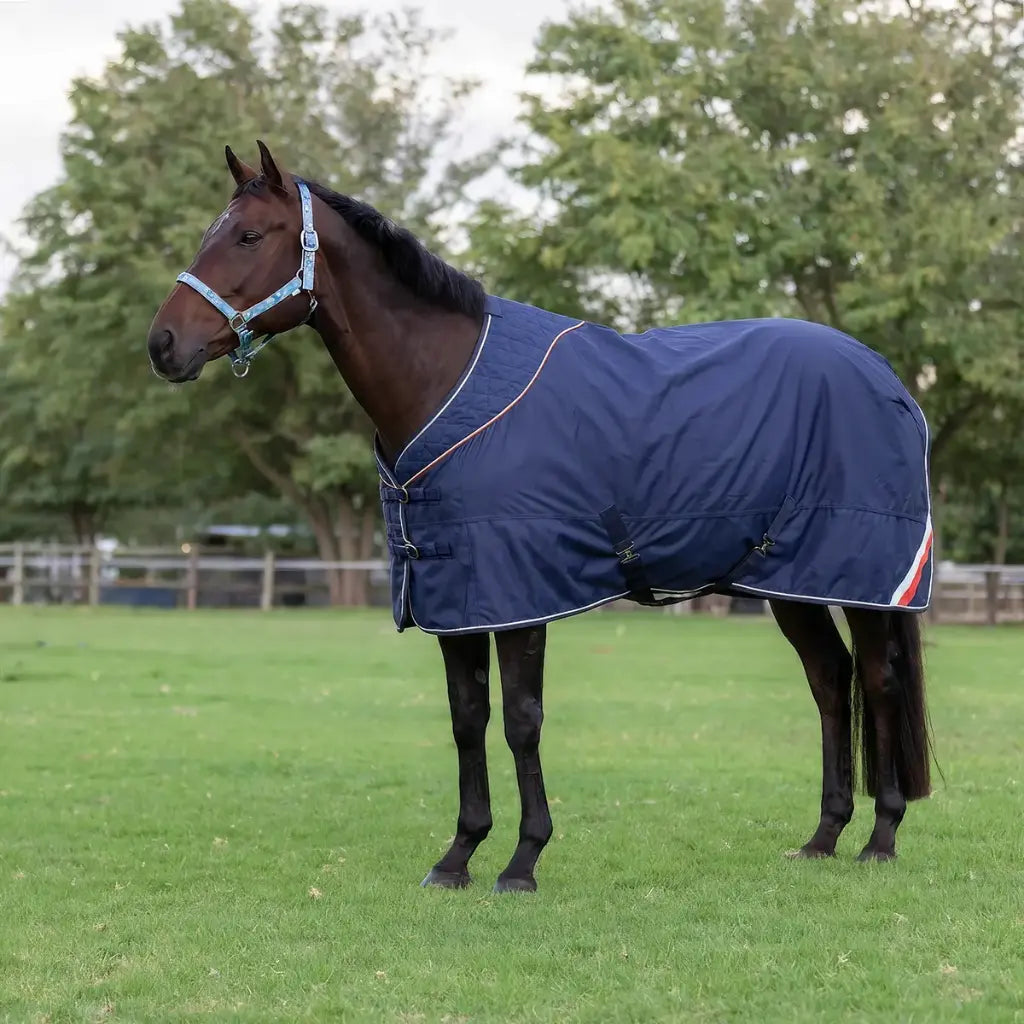 Day Sheet with Diamond Quilted Collar Navy
