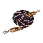 Weaver 8′ Poly Roper Reins with Scissor Snap – Navy