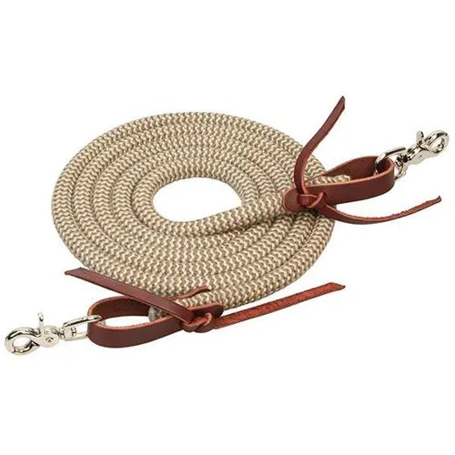Weaver – EcoLuxe™ Bamboo Round Trail Rein (Tan)
