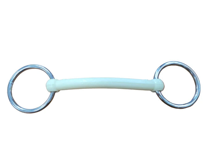 Bit apple mouth or pingguo snaffle straight bar