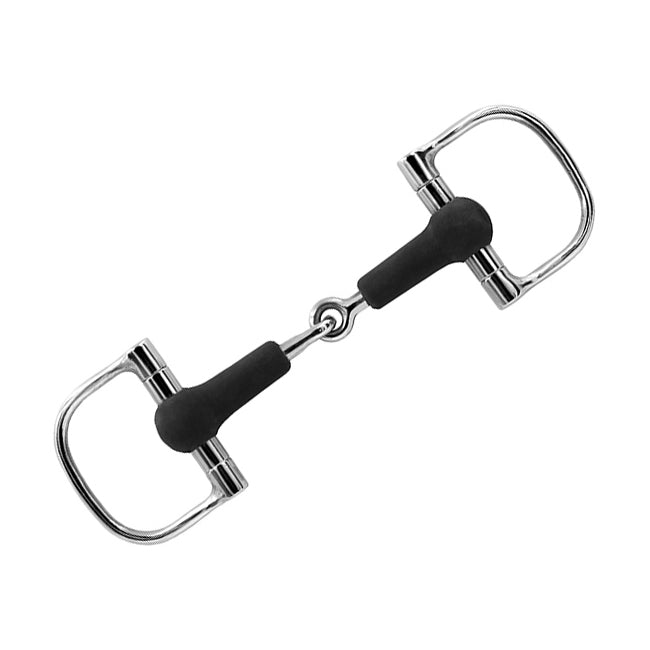 Bit Contact rubber D snaffle