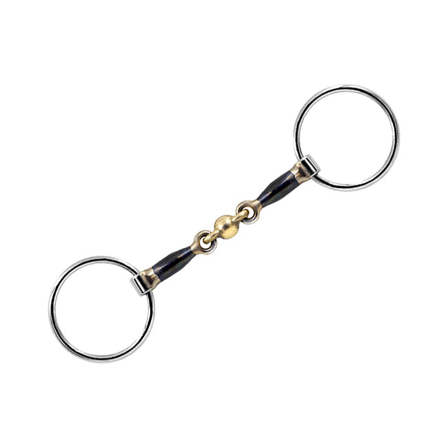 Bit loose ring blue steel curved elliptical