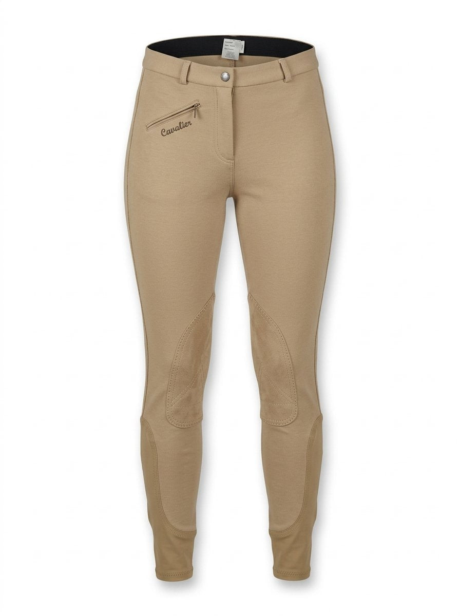 Equisport breeches  ladies self seat self knee patch beige