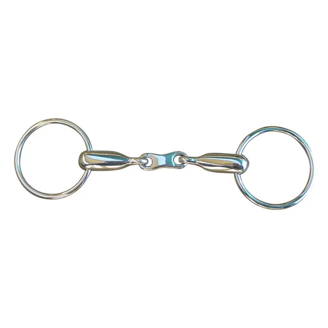 Snaffle bit with french link