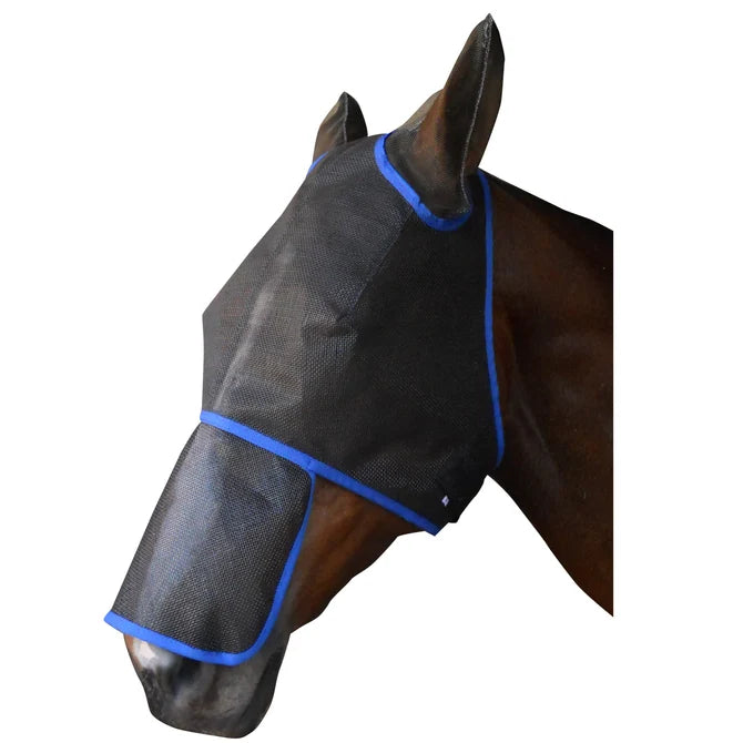 Fly mask ear  pocket + nose flap
