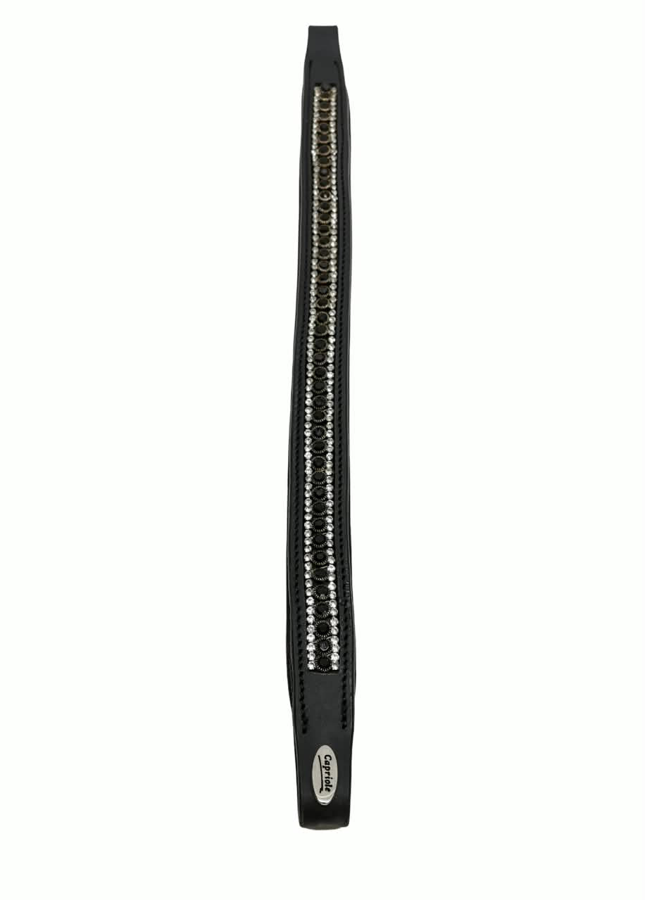 Capriole Phoenix Browband with embedded crystals