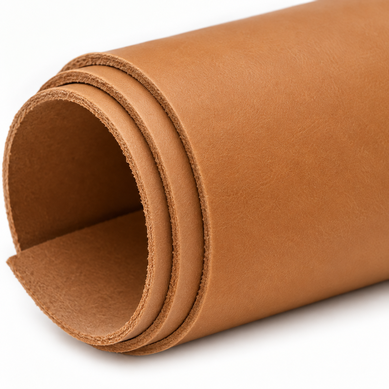 Leather dbl bends grade 2 Tan  spray dyed 3 to 3.5 **