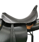Saddle military with suede cushion