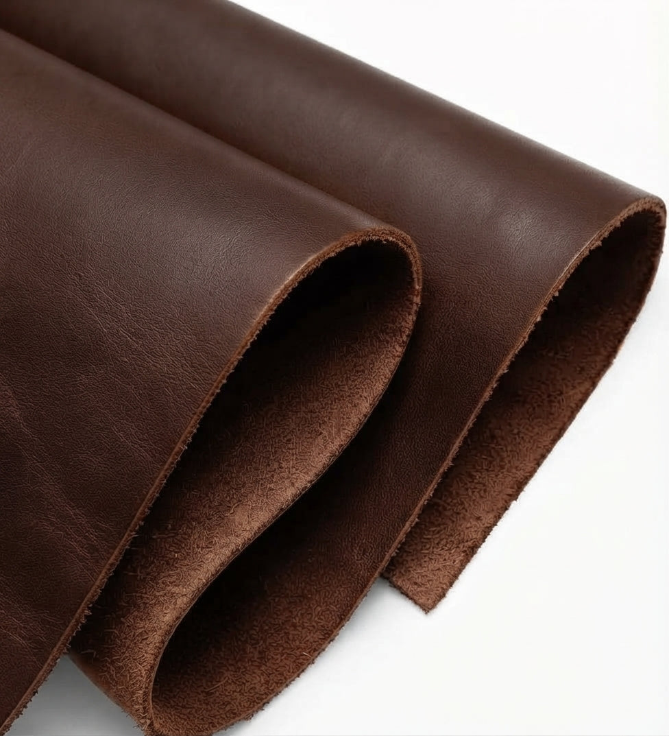 Leather veg tan shoulders gr1 Brown per dm