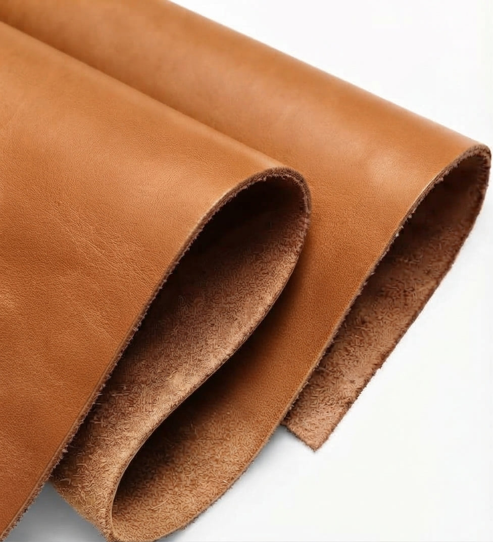 Leather veg tan shoulders gr1 Tan per dm