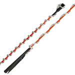 Crop carrot stick with rope fibre glass golf grip