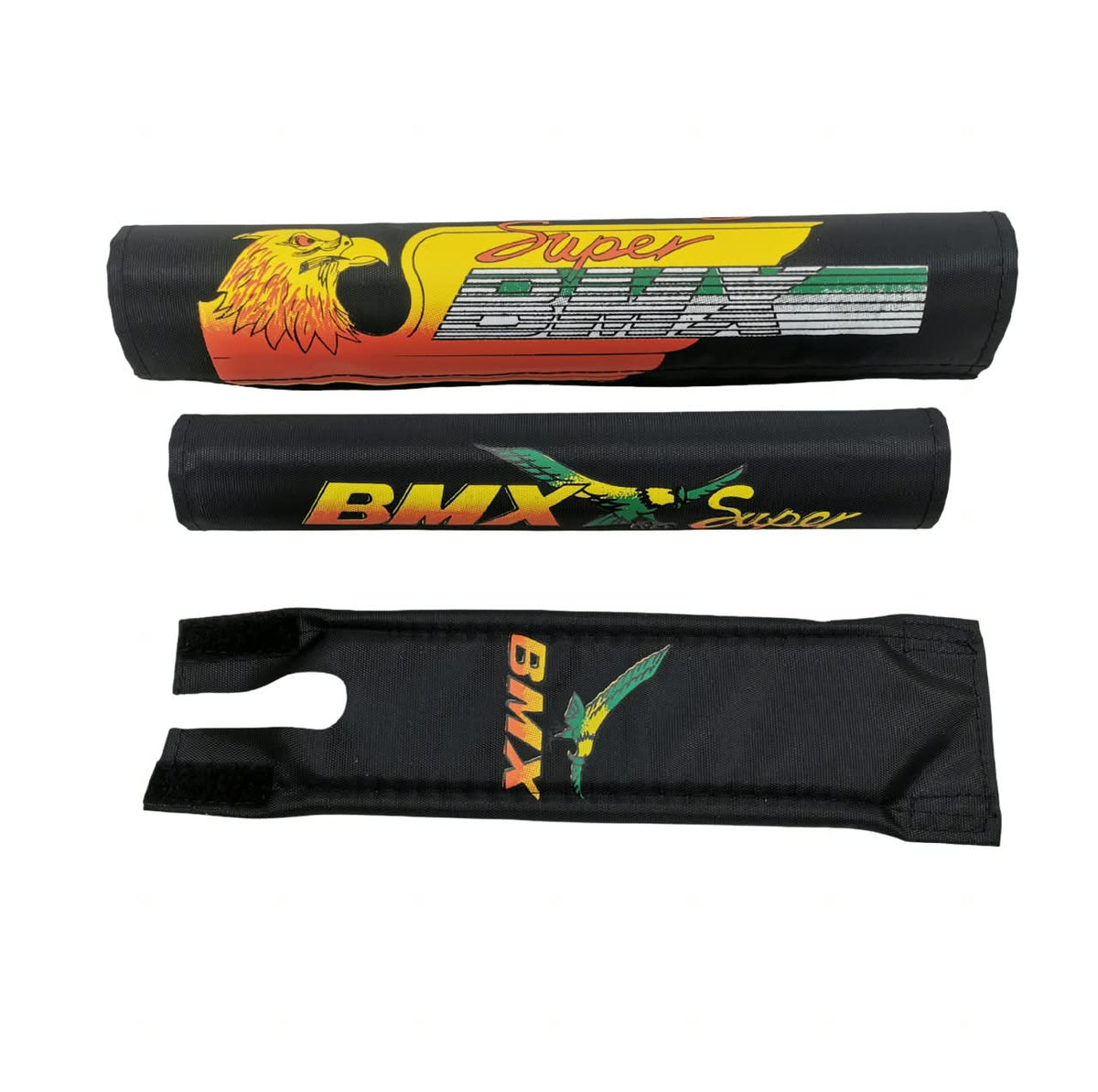 BMX Frame Pads  Black For Top Tube and Handle Bar TW