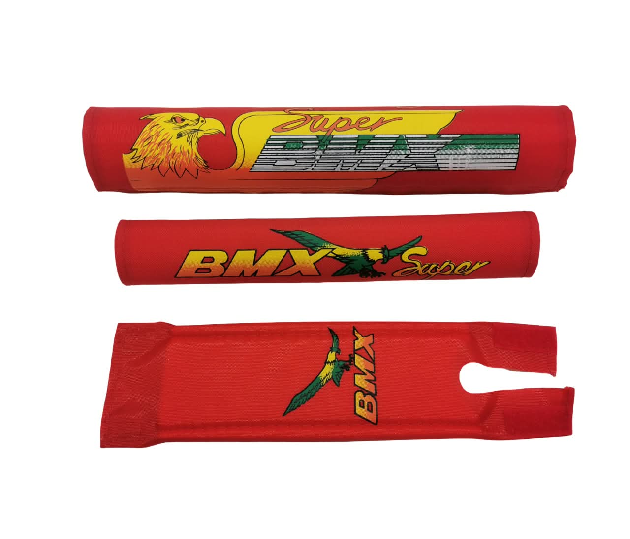 BMX Frame Pads  Red For Top Tube and Handle Bar TW