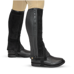 Euro trend half split suede chaps