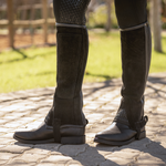 Euro trend half split suede chaps