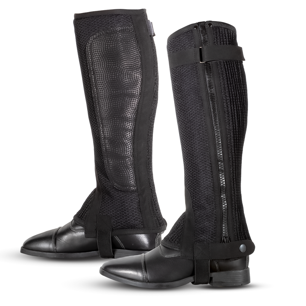 Equileisure AirMesh Silicone Chaps Black