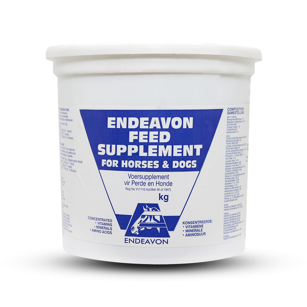Endeavon feed supplement 1.5kg for horse and dogs