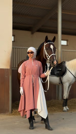 Equi Easi -Pink and Off White Equi Modest