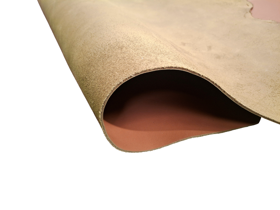 Leather Brown/Pecan Chrome/VEG sides –Through Dyed  1.3 – 2 mm Bagging Leather (±185 dm²)