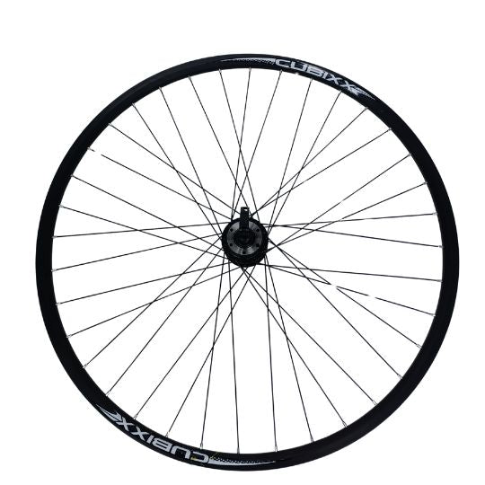 Wheel 29 inch front with disc brake hub