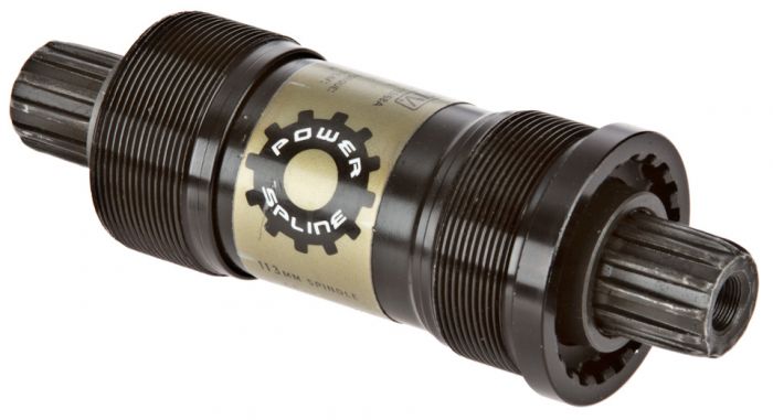 Bottom Bracket Set 118mm Black and Silver