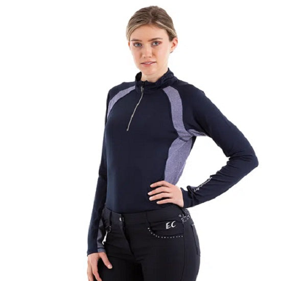 Equileisure naomi sport shirt navy