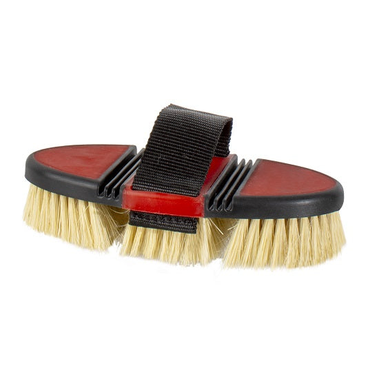 Show time flexi brush - tampico medum natural bristles