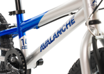 AVALANCHE TURBO 14" BOYS ROCKET BLUE/SILVER. Size: 14".