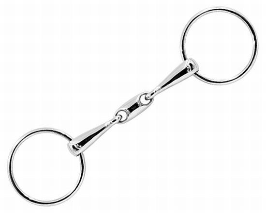 Bit elliptical link snaffle 16mm