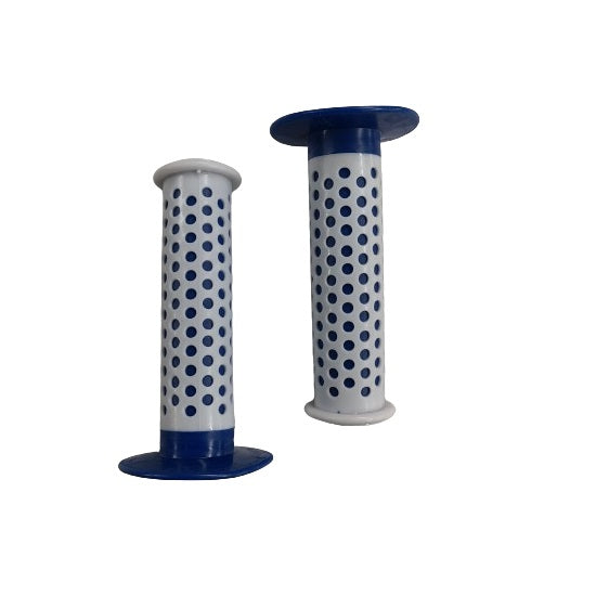 Bicycle Handle Bar Grips Ocley BLUE White