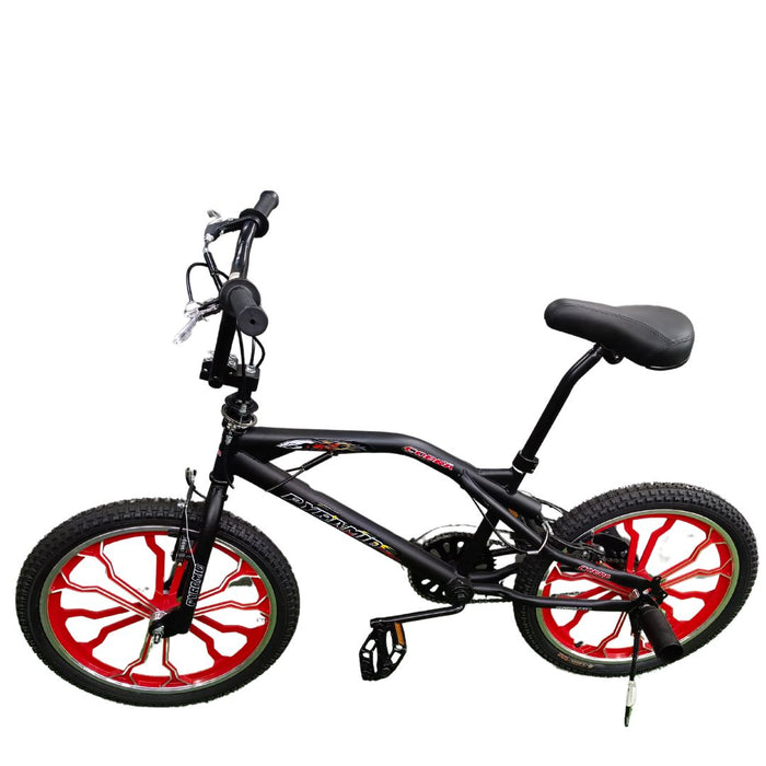 Bicycle bmx freestyle cobra black and red