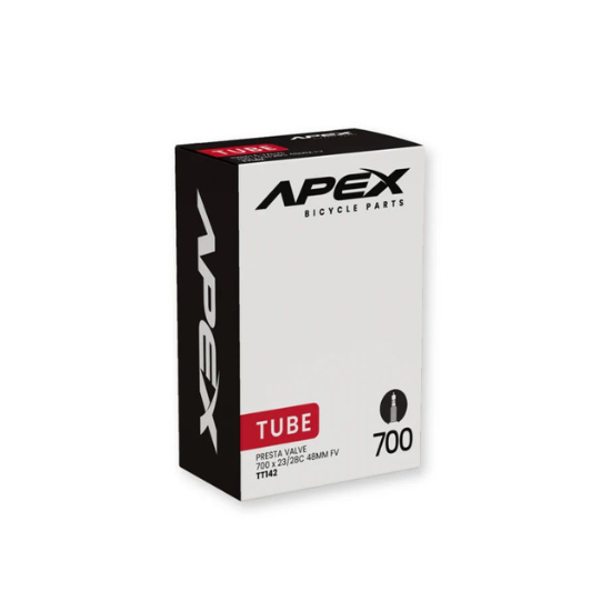 Apex Bicycle Tube inner fits sizes | 700C x 23 / 28C | FV 48mm