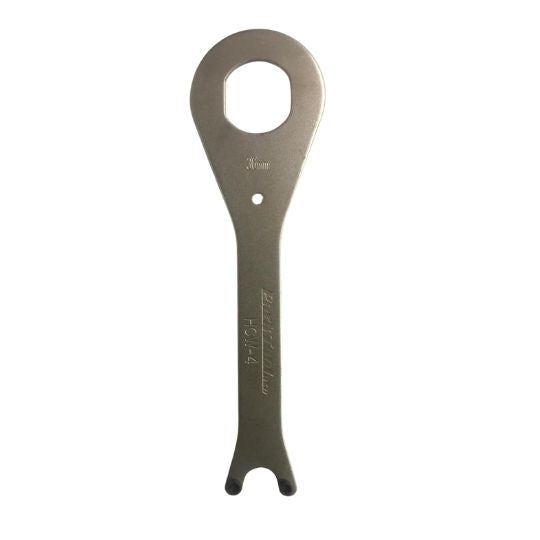 Wrench 36mm Head/Crank with Pin Spanner Silver