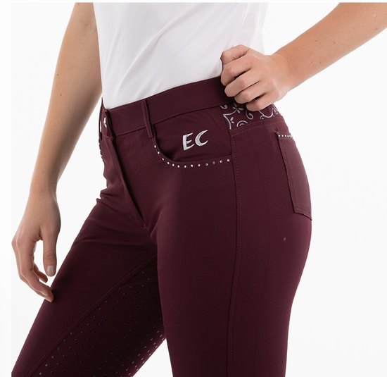 Equileasure ss allure breeches burgandy