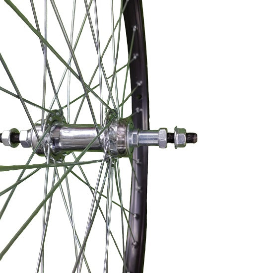 Bicycle Wheel 26 Rear Mtb Steel Black