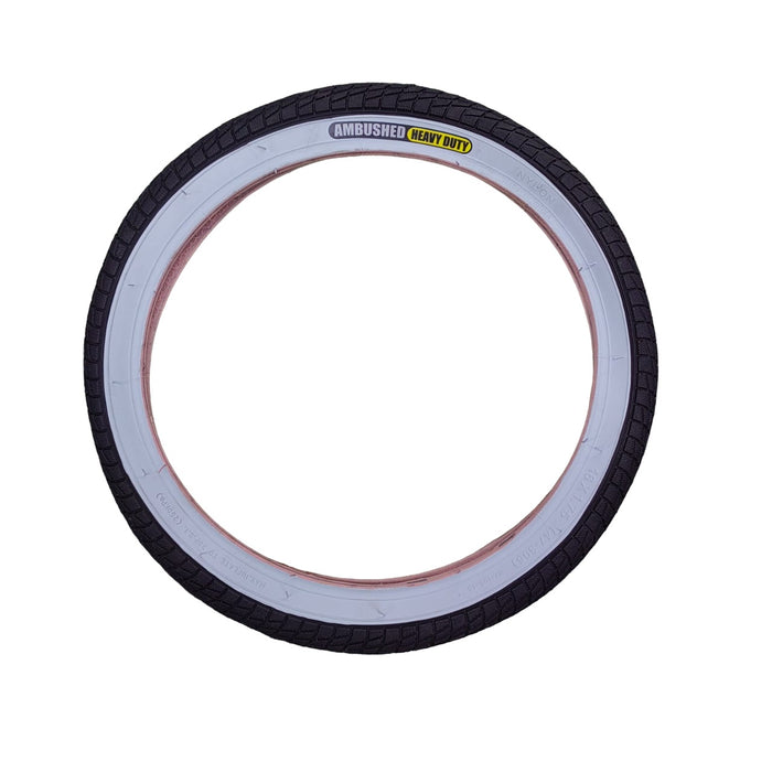 Bicycle tyre 16 1 75 L Profile White Wall