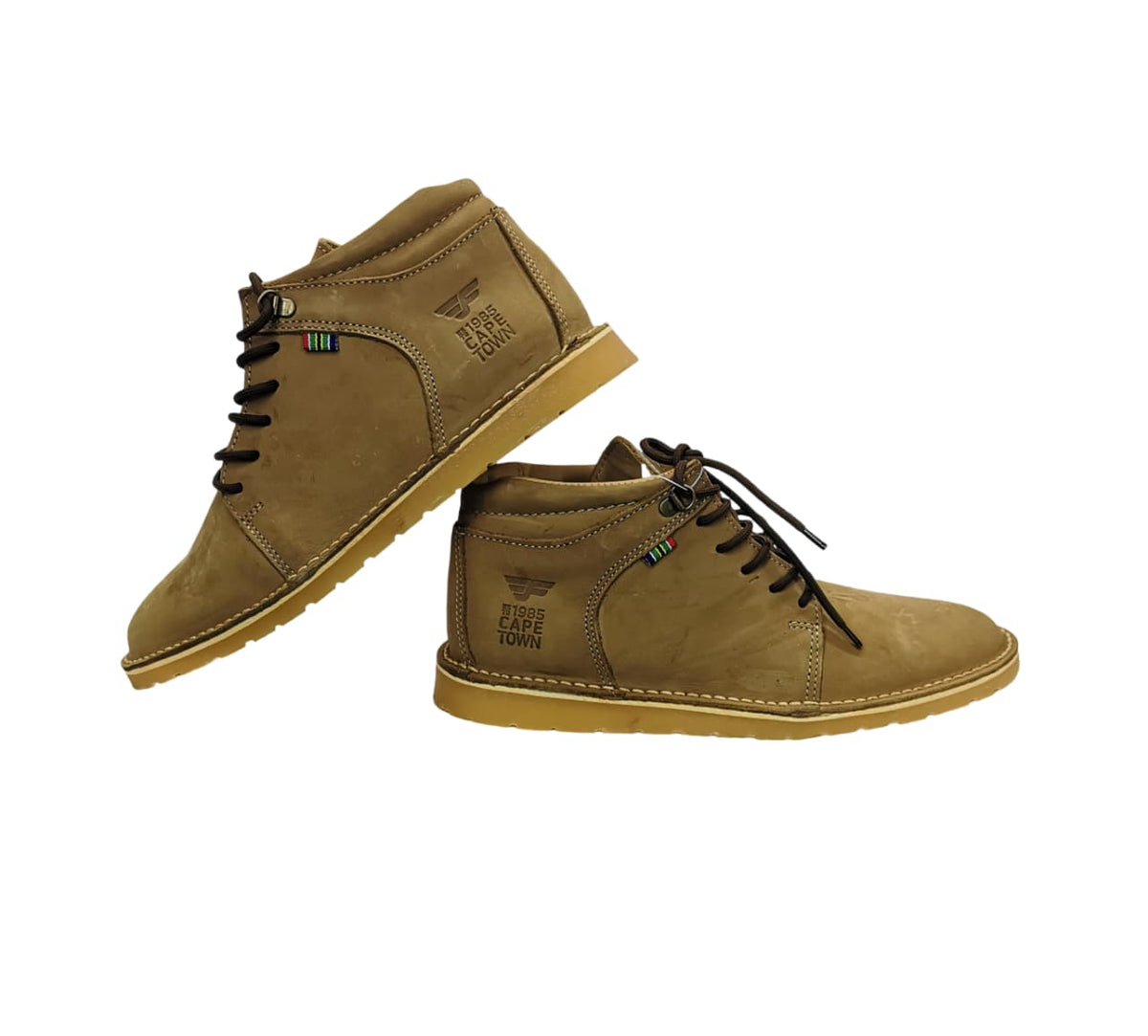 Vellie Zambezi Premium Leather Urban Vellie Nubuck Khaki