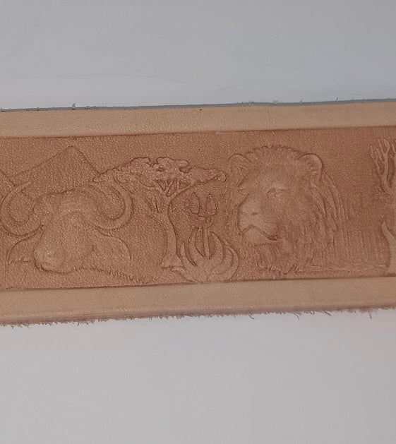 Belt strip blank embossed big 5