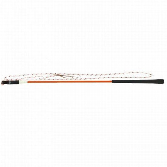 Crop carrot stick with rope fibre glass golf grip