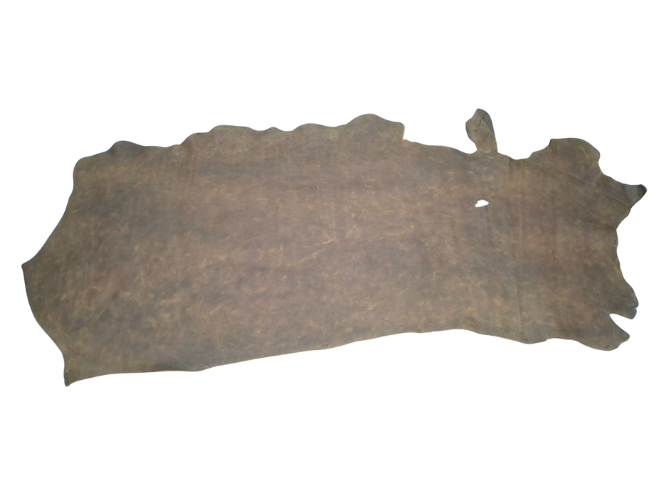 Leather Mixed BrownChrome/VEG sides –Through Dyed  1.3 – 2 mm Bagging Leather (±185 dm²)