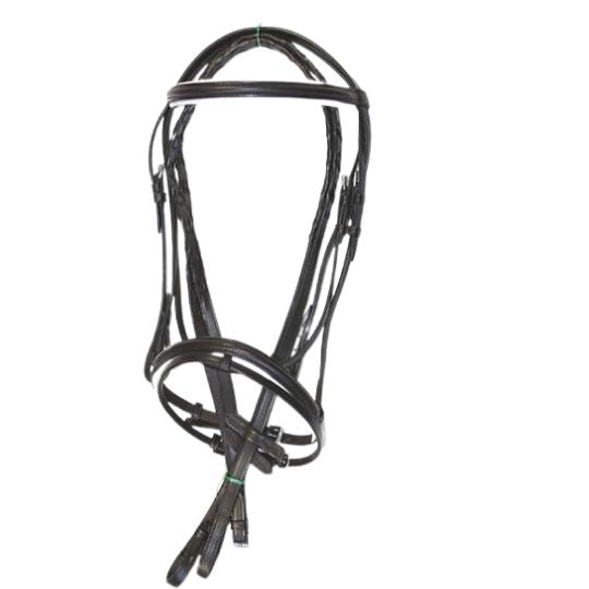 Bridle saddle up l flash padded black colour