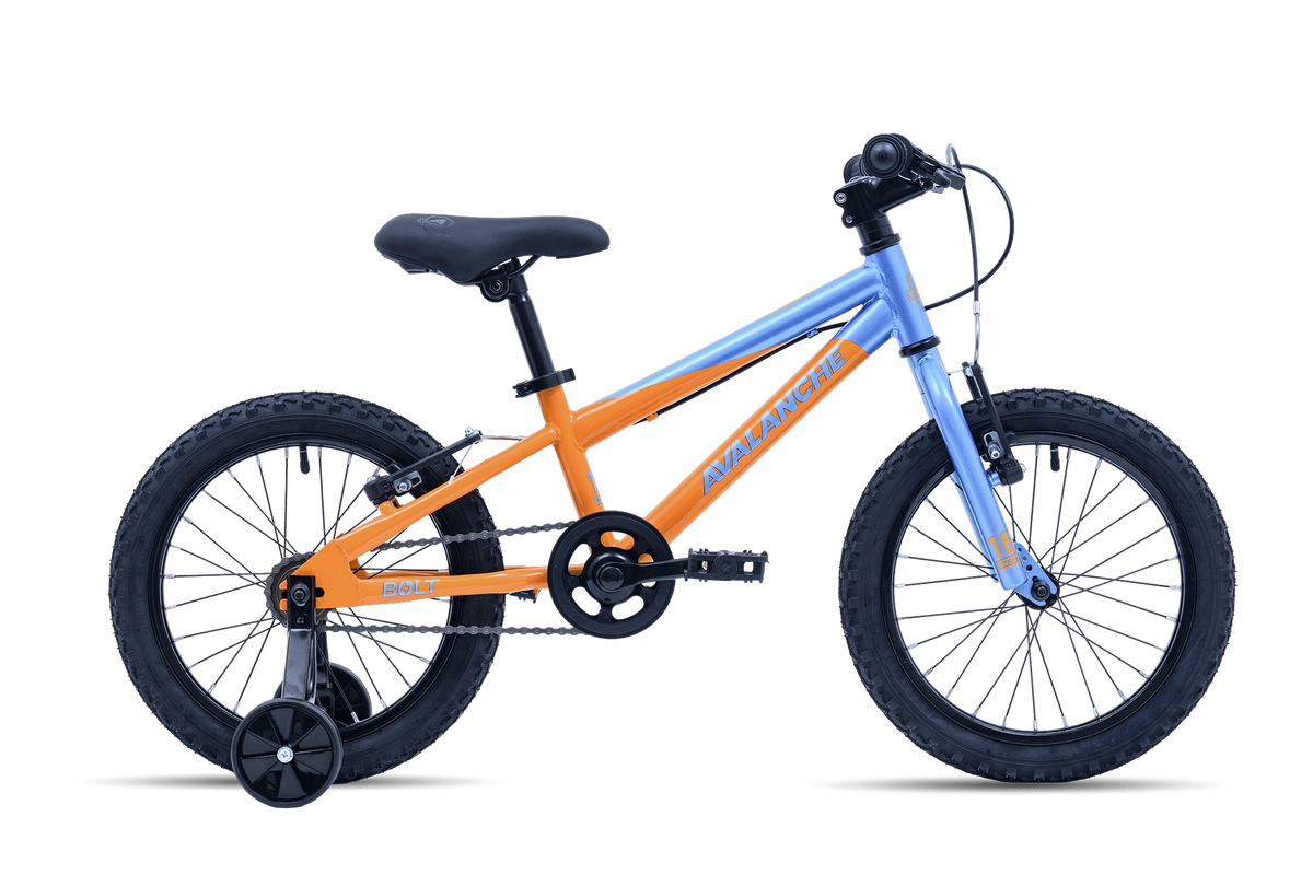 Avalanche BOLT 16" Boys Blue/Orange — full-size ERPLY original