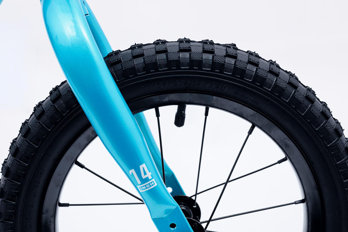 Avalanche Cobble  14" Balance Bike Boys Turquoise/White
