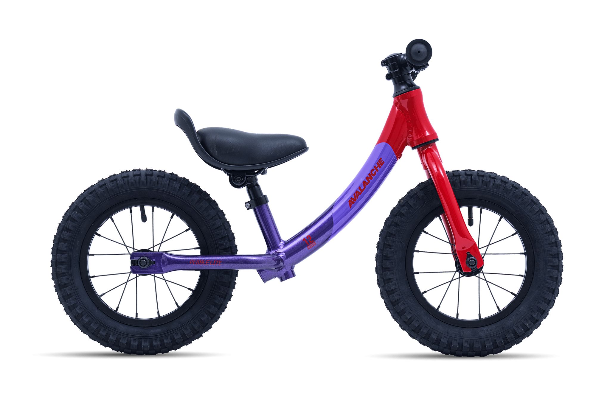 Avalanche Pebble Lite Balance Bike Girls 12 inch PURPLE/RED